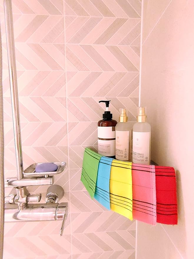 Korean exfoliating mitt, large size,