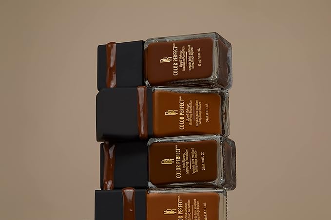 Black Radiance Color Perfect Liquid Full Coverage Foundation Makeup, Praline, 1 Ounce