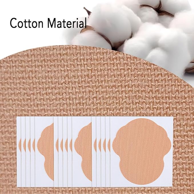 Joteisy Invisible Self-Adhesive Underarm Sweat Pads Ultra-Thin Disposable Anti-Perspiration Pads for Women & Men Odor Control Breathable Design (20 Pcs)