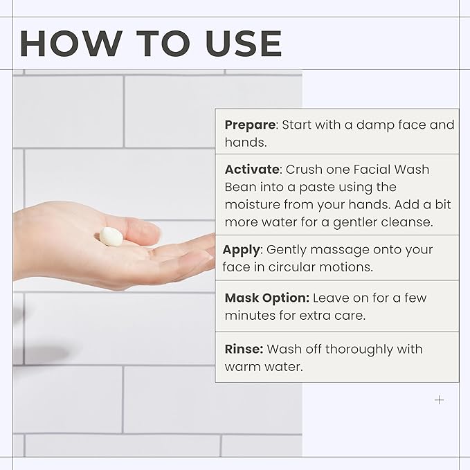 3-in-1 Solid Facial Cleanser, Exfoliator, and Wash-off Mask