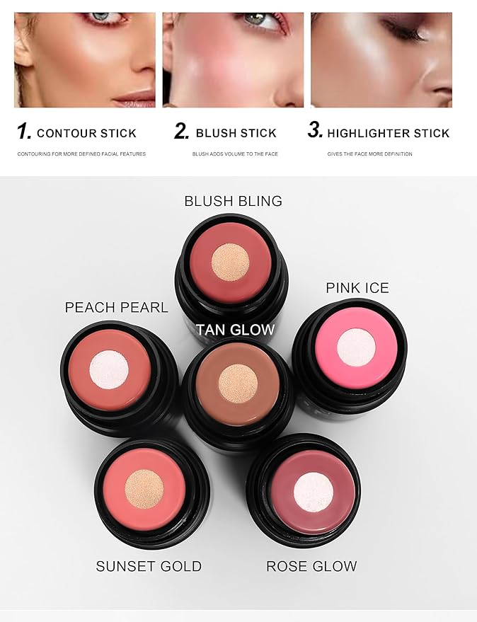 Sandwich Blush Stick Matte Non-greasy Silky 2 In (05#, /0.28oz) 8g