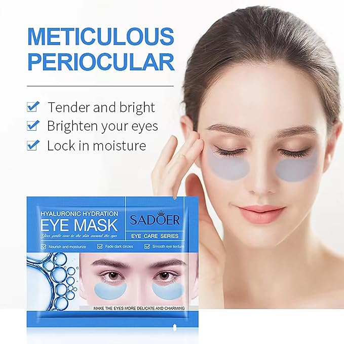 Under Eye Patches（23 Pairs）,Eye Mask Skincare For Puffiness,Eye Patches For Puffy Eyes And Dark Circles,Eye Gel Pads,Eye Bags Treatment For Women (23 Pairs)