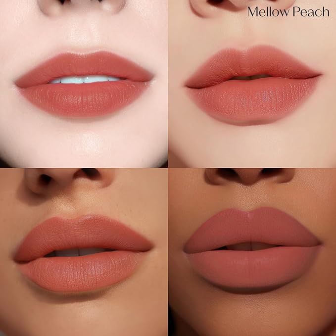 ETUDE Fixing Tint #03 Mellow Peach (4g) | Long Lasting High Pigmented Liquid Lipstick | Waterproof Lightweight Matte Finish Lip Stain | Full Coverage | Korean Makeup, Kbeauty