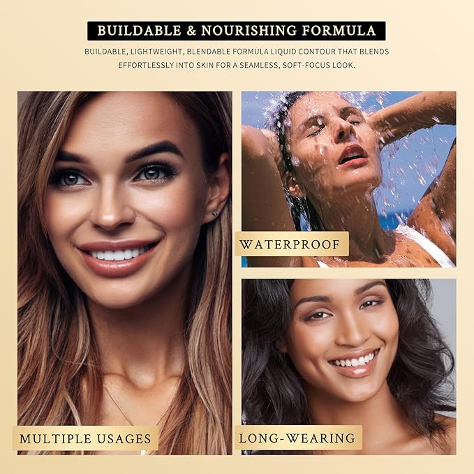 KIMUSE Soft Liquid Contour Stick, Glow Liquid Cream