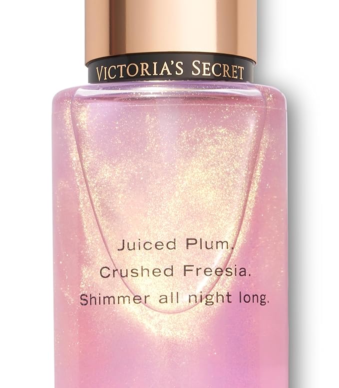 Victoria's Secret Pure Seduction Shimmer Body Spray for Women, Notes of Juiced Plum and Crushed Freesia, (8.4 oz)