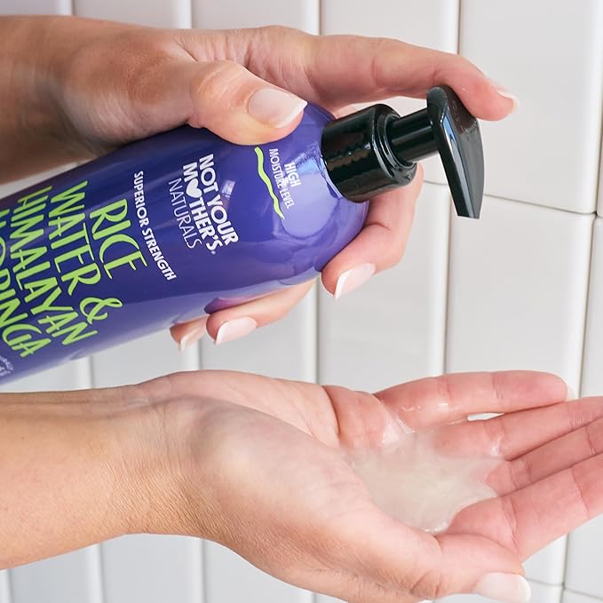 Not Your Mother's Naturals Superior Strength Shampoo & Conditioner Set - 15.2 fl oz - Sulfate-Free Hair Products - Rice Water & Himalayan Moringa