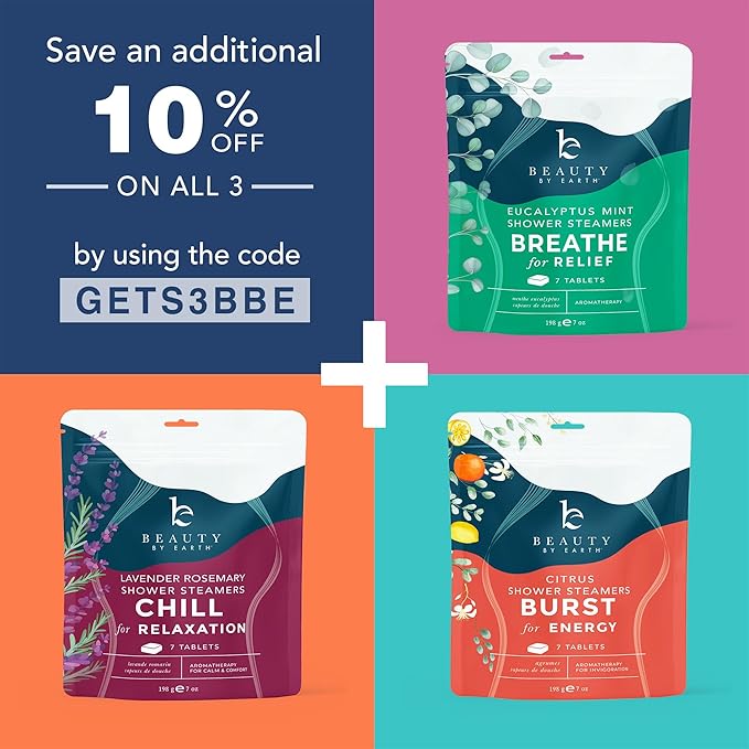 Shower Steamers Eucalyptus for Shower - Mothers Day Gifts for Her, Aromatherapy Gift for Men