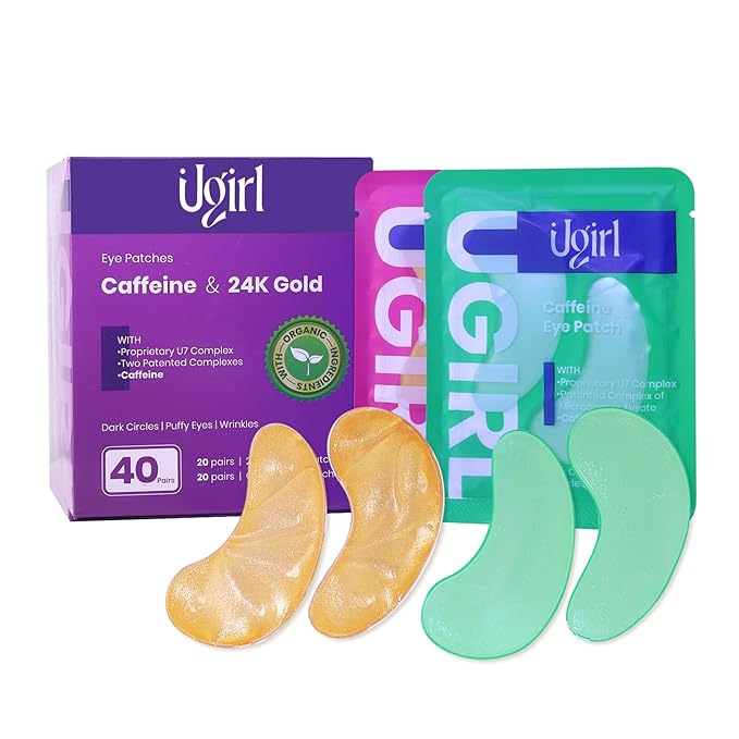 Under Eye Patches for Dark Circles, Eye Mask for Puffiness, Relieves Pressure, Reduces Wrinkles, Revitalizes and Refreshes Skin, Eye Masks for Puffy Eyes and Bags