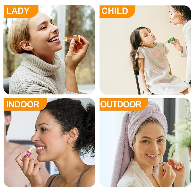 20 Pack Natural Lip Balm Bulk