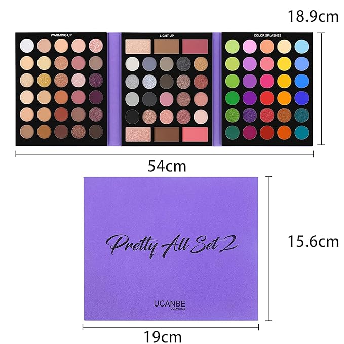UCANBE 86 Colors Nude Eyeshadow Palette