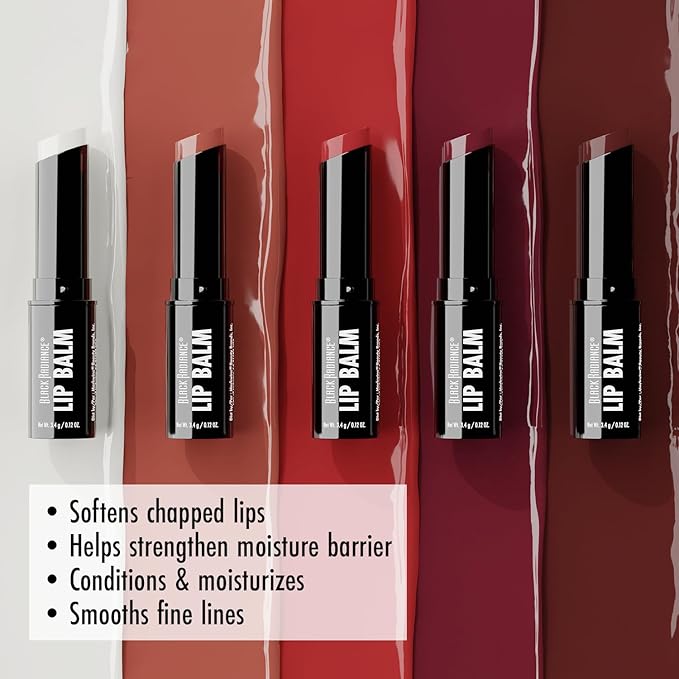 Black Radiance Beyond A Pout Plumping Lip Balm, Moisturizes & Conditions with a Blend of Botanical Oils & Hyaluronic Acid For a Glossy Finish, Vegan, Cruelty-Free - Pamper