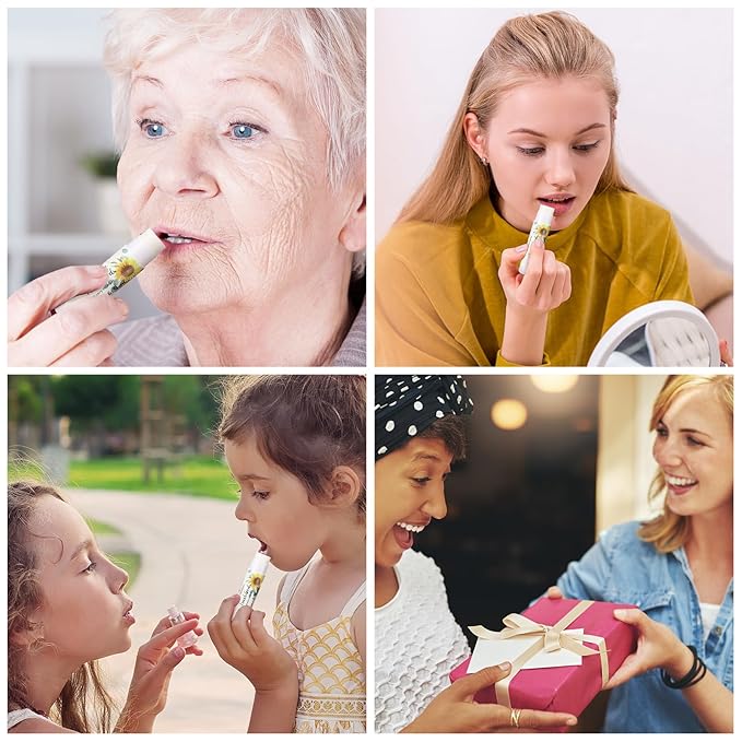 50 Pcs Bible Verse Lip Balm Bulk Christian Gift for Women Faith Religious Moisturizing Lip Care Product with Inspirational Scripture Happy Moment Praise God for Friend Teacher Worker Employee