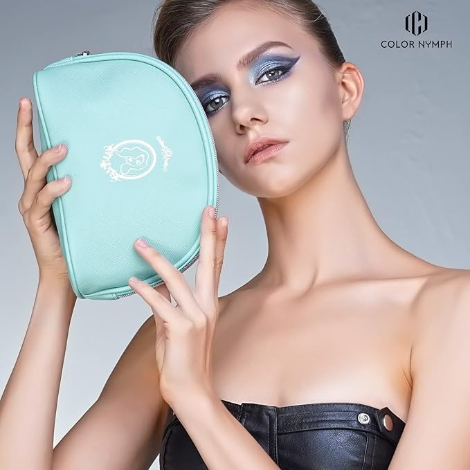 Color Nymph All In One Makeup Kit, Makeup Gift Set for Beginners Teenager Girls with Eyeshadow Palette Blush Lipstick Lip Pencil Eye Pencil Brush Mascara Portable Bag