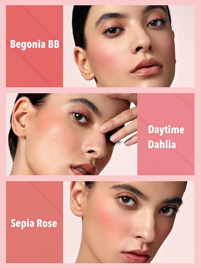 SHEGLAM Floral Flush 6-Color Blush Palette Long Lasting Cheeks