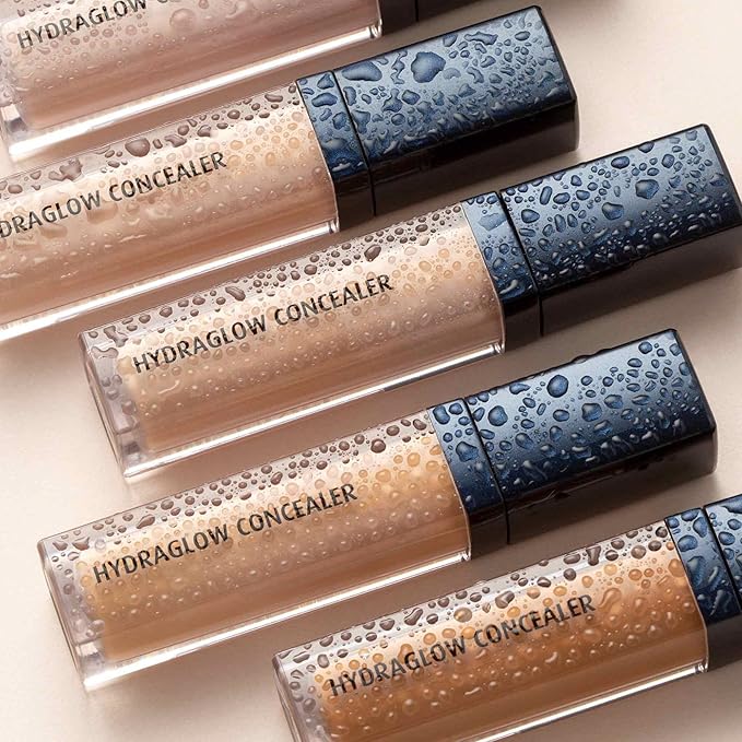 Lune+Aster HydraGlow Concealer - Medium/Deep - This medium to full coverage, skin-nourishing concealer hides dark undereye circles, blemishes, redness and other imperfections.