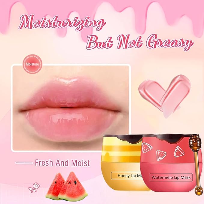 3 PCS Bee Lip Mask Honey Watermelon