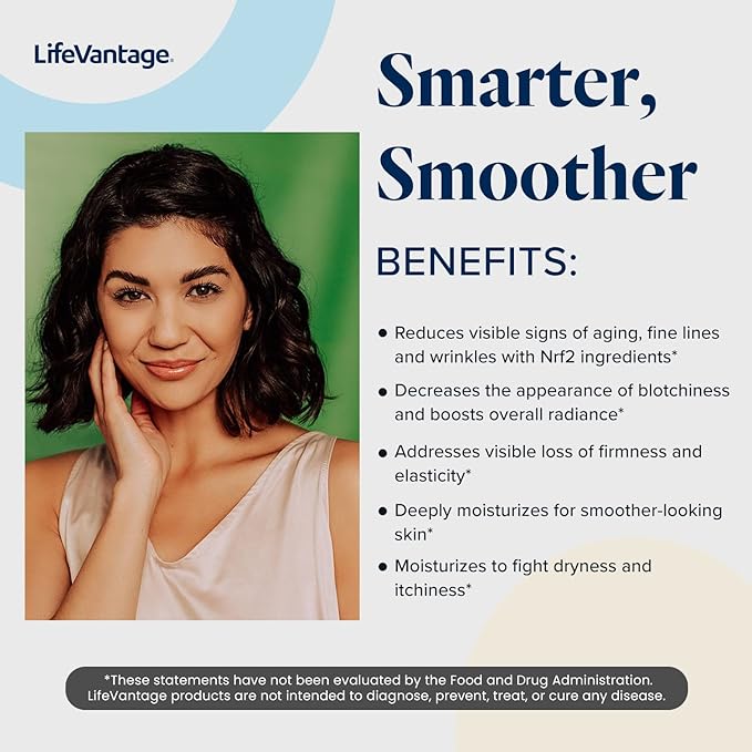 LifeVantage - Face Moisturizer TrueScience Anti-Aging Cream - Deep Moisturizer and Cream to Combat Fine Lines and Wrinkles with Nrf2 Actives (50ml)