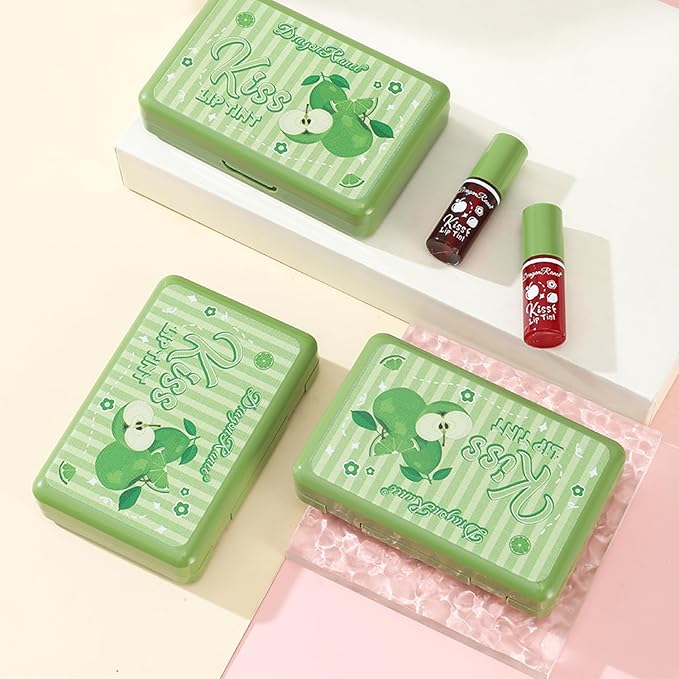 6 Colors Lip Tint Stain Set, Korean Velvet Lip