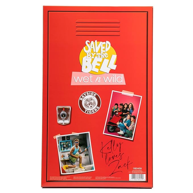 wet n wild Saved By The Bell Full Makeup Collection - Makeup Set with Versatile Brushes, Vibrant Buildable & Blendable Palettes & Lip Tint for Unique Looks, Cruelty-Free & Vegan