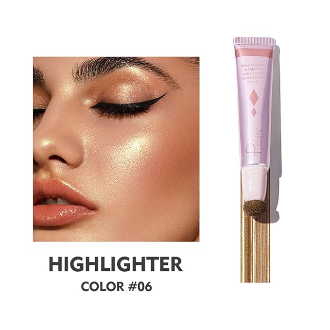 Liquid Contour Beauty Wand, Cream Contour Stick with (HIGHLIGHTER 06)