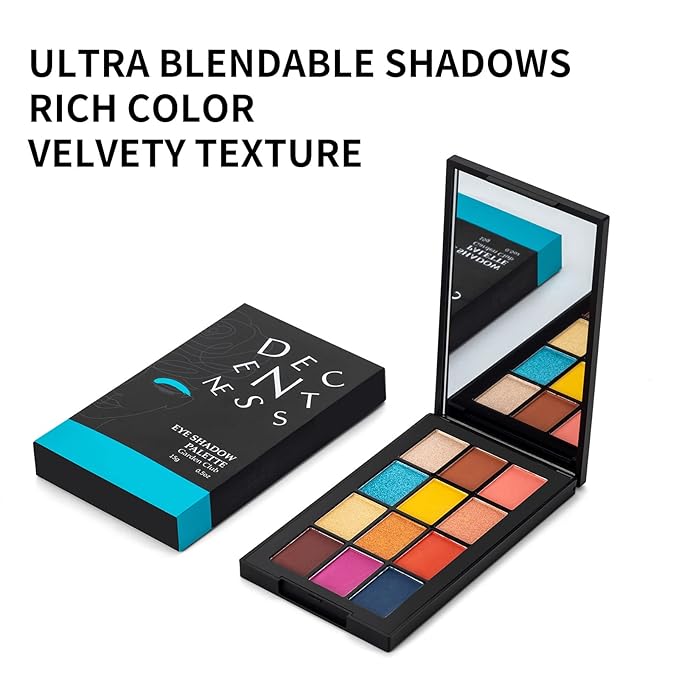 12 Colors Eyeshadow Palette Makeup Shades Nude Matte Shimmer Glitter Pigment, Pro Long Lasting&Waterproof Highlighting Makeup Palette,Ideal Gift(Garden Club)