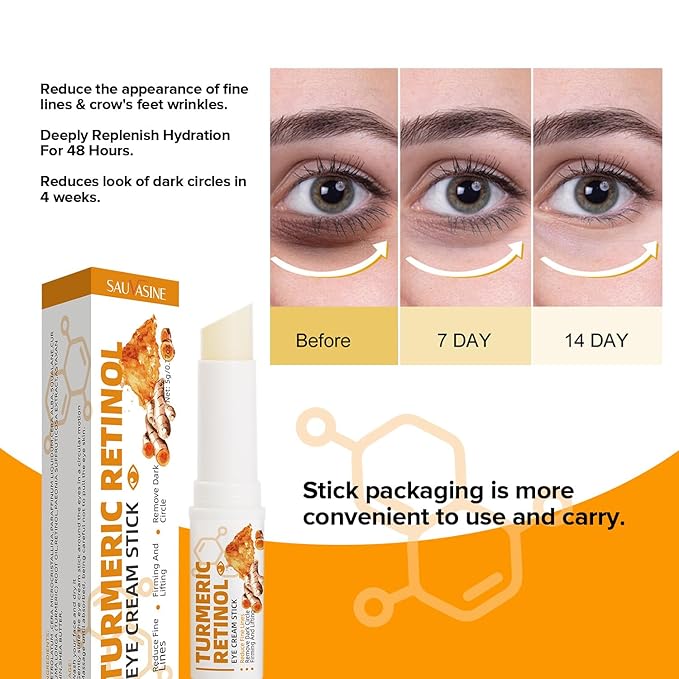 Turmeric retinol eye stick,eye balm