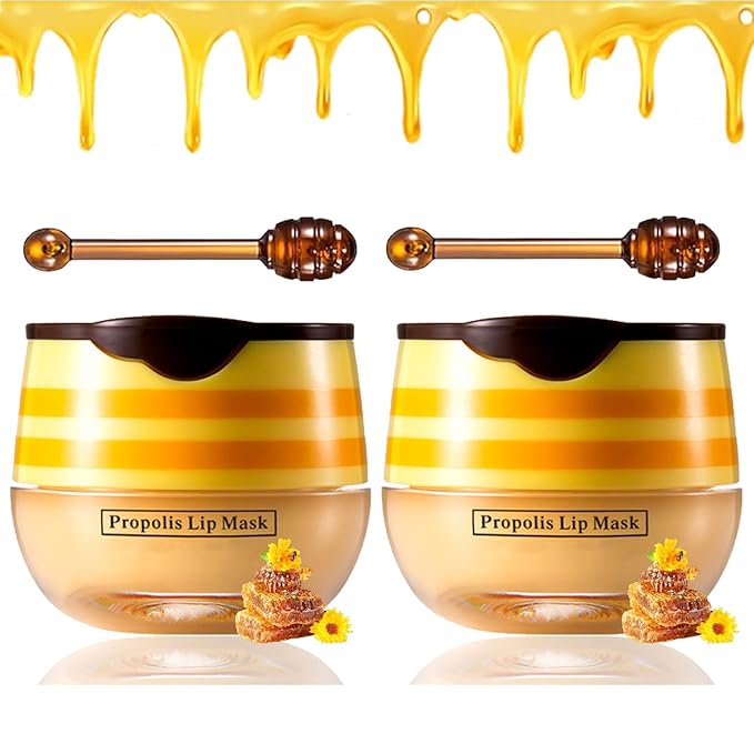 4 PCS Bee Lip Balm Honey Exfoliator