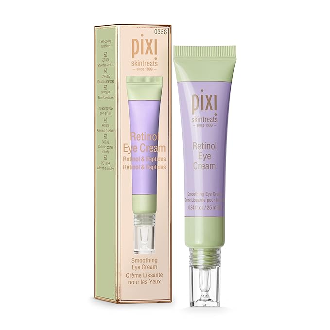 Pixi Beauty Retinol Eye Cream 25 ml | Sootuhing Eye Cream | Retinol Helps Smooth & Refine Delicate Eye Area | Peptides Help Minimize Fine Lines | 0.84 Fl Oz