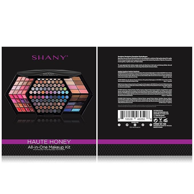 SHANY Haute Honey Makeup Set - All-in-One Makeup