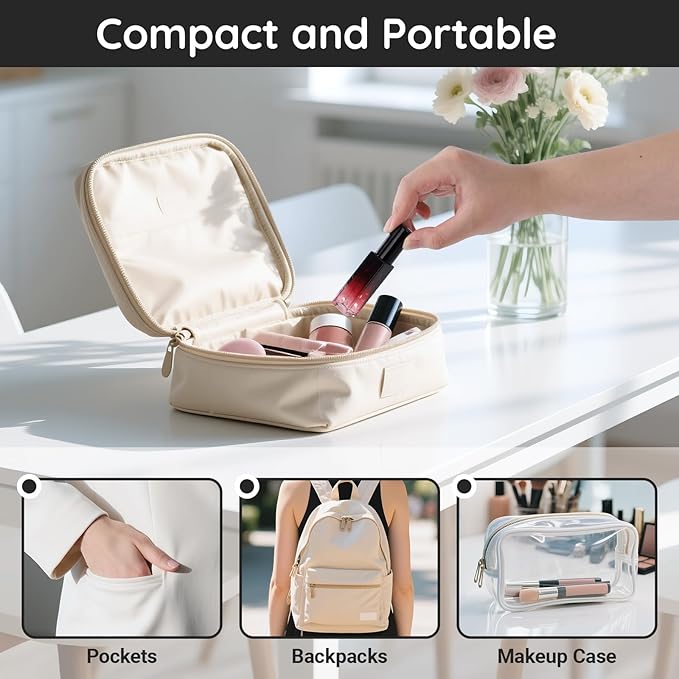 Segbeauty 0.34oz Perfume Atomizer for Travel, 5pcs Glass Refillable Perfume Spray Bottle, 10ml Mini Travel Size Cologne Sprayer Portable, Small Cologne Bottles with Clear Transfer Tool Set