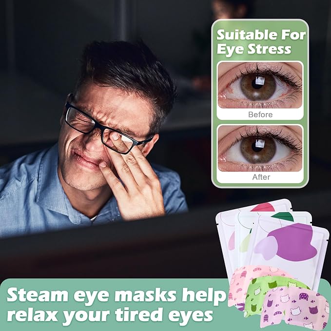 96 pack steam eye mask