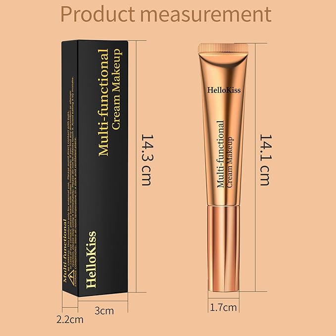 3pcs Contour Beauty Wand, Blush Wand and Liquid +Highlighter Set（#01+#03+#05）