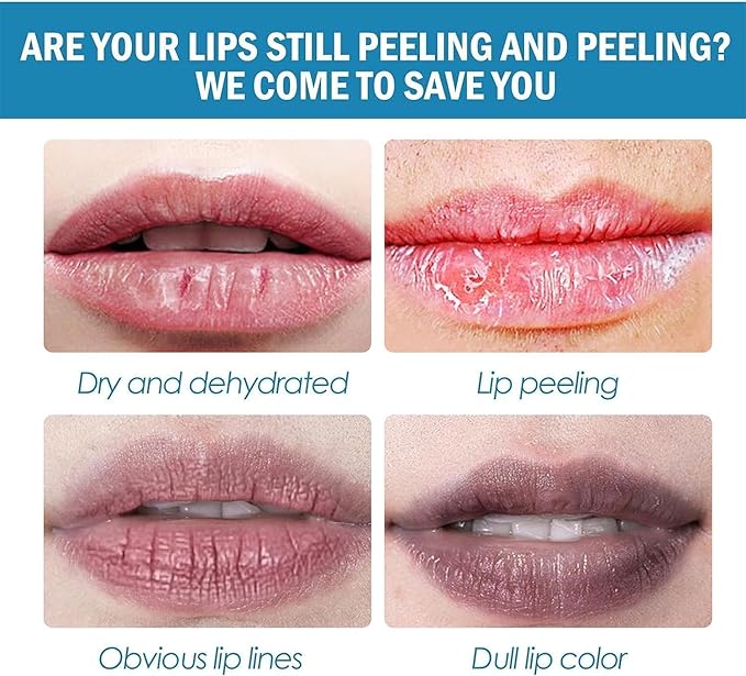 2PCS Glossy Pink Lip Balm dark Remove Dark Lips Product Nourishes Lightens Lip Lines Moisturizes Exfoliates Basic Repair Lip Care (Green)