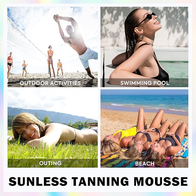 VANERIA Natural Self Tanner Mousse,Brown