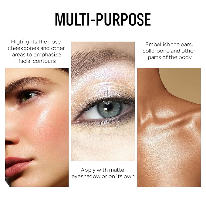 KYDA Liquid Highlighter, Moisturizing Liquid Illuminator for Face