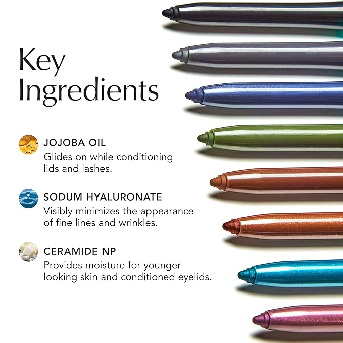 Thrive Causemetics Infinity Waterproof Eyeliner Pencil, Built In Sharpener & Smudge Tip, Long Lasting, Smudge Proof, Hyaluronic Acid & Shea Butter, Vegan & Cruelty Free, Hoda (Slate Grey Matte)