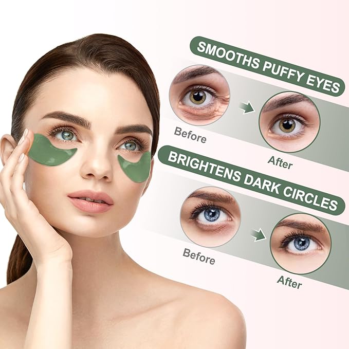 Under eye patches-30 pairs green