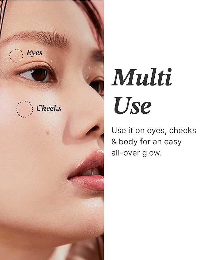 Glint Dewy Highlighter (Pitch Moon, 0.08oz) - Luminous 0.08oz