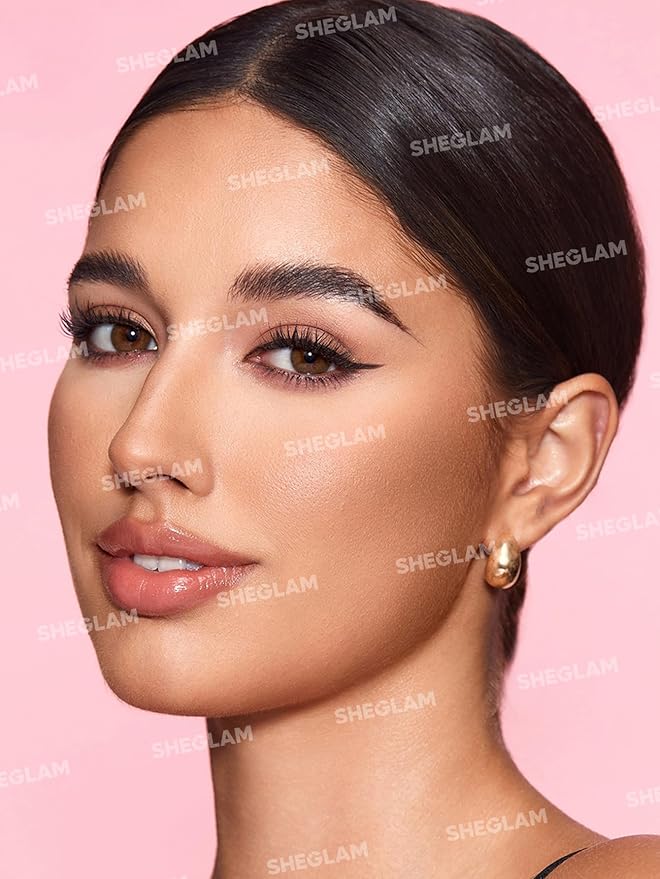 SHEGLAM 2 In 1 Dual Head Cream Contour Highlighter Stick Highly Pigmented Face Bronzer Makeup - Mocha & Champagne