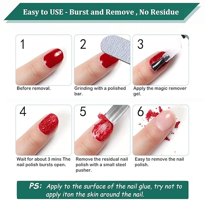 2 Pcs Gel Nail Polish