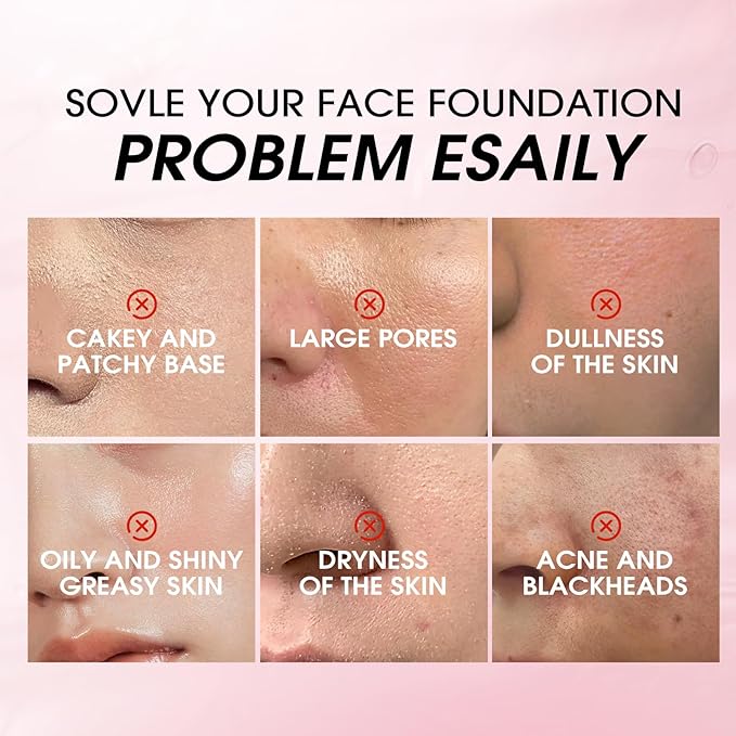 LANGMANNI Matte Grip Face Primer, Transparent Skin Perfecting Hydrating Primer,Unique Smooth Gel-Based Primer Essential For Longlasting Perfection Face Makeup (0.33 Fl Oz, 3)