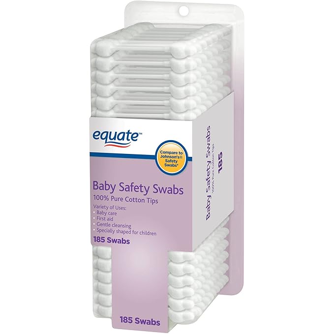 Equate baby safety swabs, 185