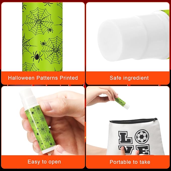 40 Pcs Halloween Lip Balm Ghost Styles