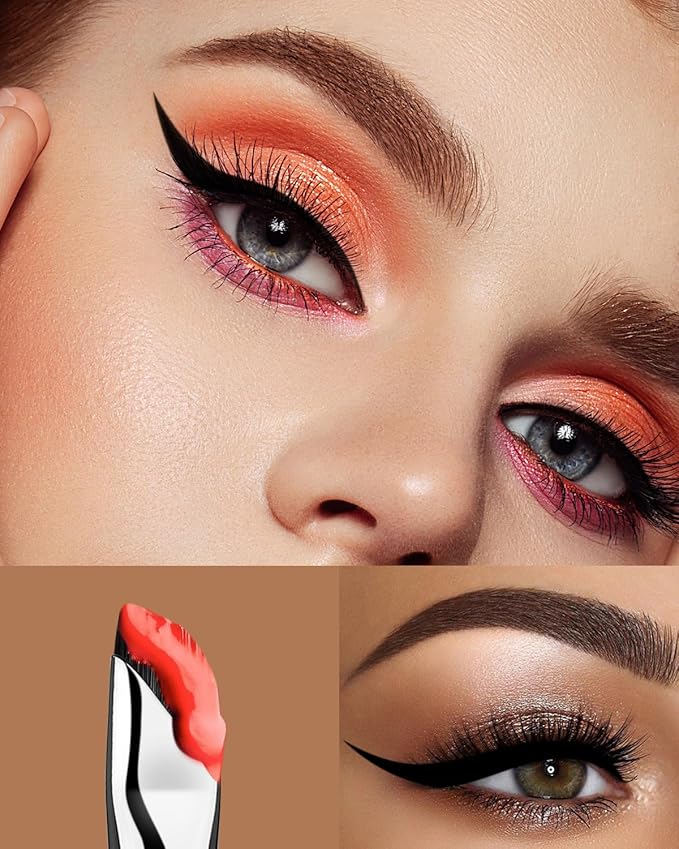 EIGSHOW Eyeshadow Smudge Brush & Eyeliner Brush, High-End Precision Eye Makeup Tools for Blending Cat Eye, Winged Liner (E865&E806)