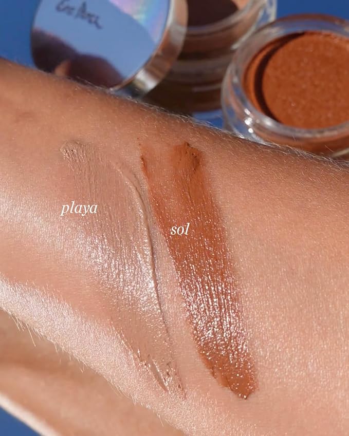 Ere Perez - Cacao Bronzing Pot | Vegan, Cruelty-Free, Clean Beauty (Playa, 0.26 oz | 7.5g)