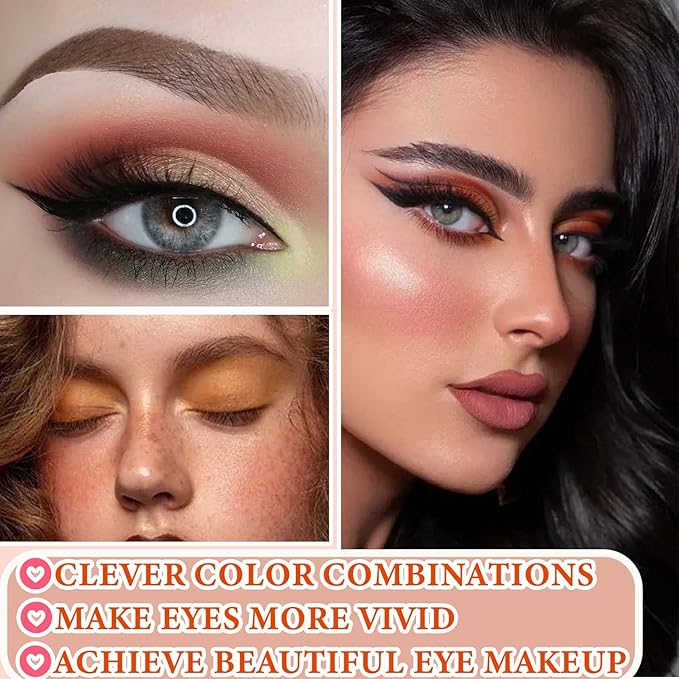 12 Color Naked Eyeshadow Palette,Matte Earth Color Eyeshadow,Natural