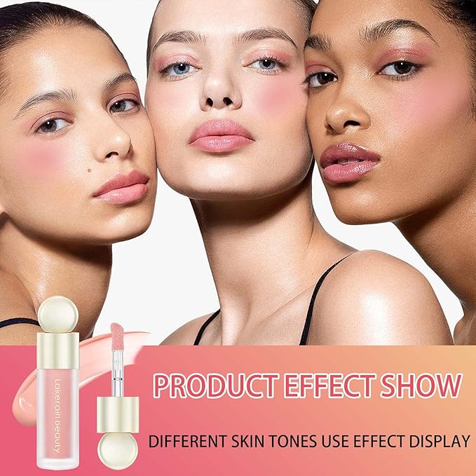 Liquid Blush,Natural Soft Cream Face Blush Matte Cheek Blush Stick(1#)