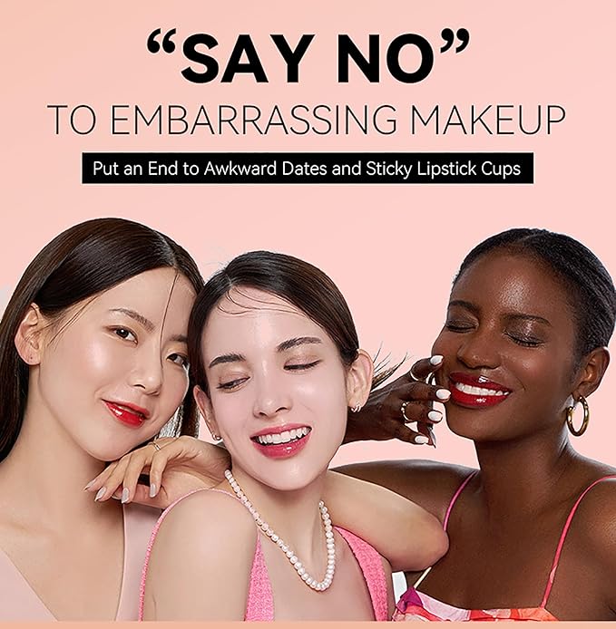 3Pcs Lip Gloss Collection Makeup Set, Shimmery Smooth Lip Glosses for for Girls Women, Soft Liquid Long Lasting Lip Glosses Set with Rich Varied Colors 01