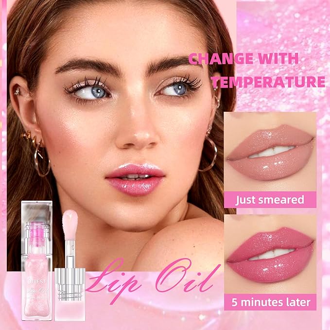 1 PCS Magic Color Changing Lip Oil, Lip Magic