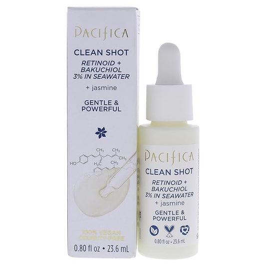 Pacifica Clean Shot Retinoid and Bakuchiol 3 Percent 0.8 oz